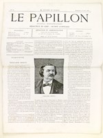 Le Papillon. Journal Hebdomadaire. N° 19 Dimanche 28 août 1881. [ Contient : ] Silhouette : Edouard Dentu