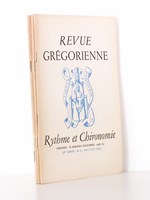 ( Lot de 3 numéros de 1959 , Revue Grégorienne - Congrès d'Angers-Solesmes 1958 ) N° 3 Rythme et Chironomie ; N° 4 Rythmogramme ; N° 6 Rythme et modalité