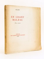 En lisant Balzac. Edition originale.