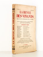 La revue des Vivants , Organe des générations de la guerre , 1ère année n° 1, Février 1927 ( L'Italie et nous )