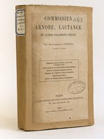 Commodien, Arnobe, Lactance et autres fragments inédits [ Contient : ] Commodien, Arnobe, Lactance, fin du cours d'éloquence sacrée - Etude critique sur les Lettres Pascales de Saint Athanase - Etude sur la Mystique chrétienne