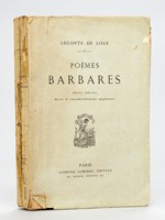 Poëmes Barbares [ Livre dédicacé par l'auteur ]