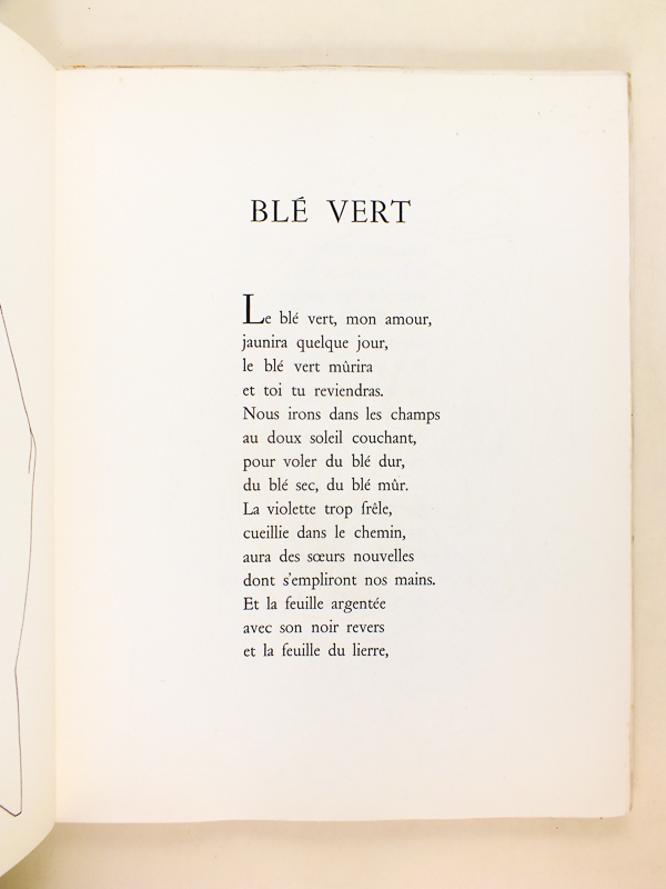 Amour De La Vie Poemes Lithographies De Cassarini Livre Dedicace Par