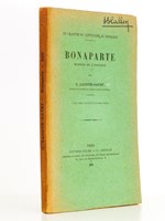 Bonaparte Membre de l'Institut - un chapitre du centenaire de Napoléon