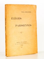 Elégies parisiennes