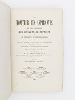 Le Moniteur des Aspirantes et des Aspirants aux brevets de capacité et au certificat d'aptitude pédagogique - Quatrième année (du n° 1 du 15 avril 1881 au n° 12 du 15 mars 1882 ) [ Journal mensuel d'éducation et