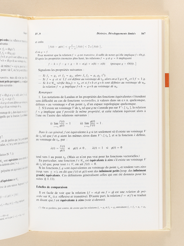 Lelong Ferrand J Arnaudies Jm Cours De Mathématiques Tome 2 Analyse Classes - 