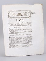 Loi relative aux Sieurs Bosque, Greslier, Guy, Leborgne, & autres ; & au sieur Edmont Saint-Léger, Commandant de la Garde Nationale de Tabago. Donnée à Paris, le 23 Février 1791 [ ... il n'y a pas lieu à inculpation cont