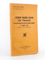 L'Épreuve insuline glucose ( Test d'Himsworth ), et son application aux diverses formes cliniques du diabète sucré ( étude de 150 observations ) [ exemplaire dédicacé par l'auteur ]