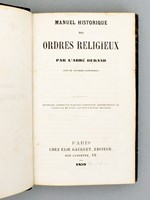 Manuel historique des Ordres religieux