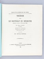 Du Spina-Bifida. Thèse pour le Doctorat en Médecine soutenue le 29 décembre 1868. Faculté de Médecine de Paris