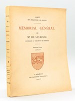 Mémorial Général de Mr. de Savignac, conseiller au Parlement de Bordeaux. Première Partie : 1708-1713