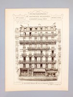 Monographies de Bâtiments Modernes - Maison rue Lagrange, 17 à Paris - Mr. V. Rich, Architecte