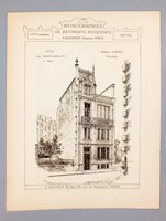 Monographies de Bâtiments Modernes - Hôtel Rue Juliette Lamber N° 7 à Paris