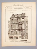Monographies de Bâtiments Modernes - Hôtel Rue Jouffroy 60 à Paris, Mr. Morize Architecte
