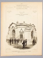 Monographies de Bâtiments Modernes - Exposition Universelle de 1900 , Pavillon de la Chambre de Commerce de Paris , Quai d'Orsay - Champ de Mars