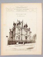 Monographies de Bâtiments Modernes - Hôtel rue des Sablons, 87 à Paris