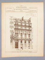 Monographies de Bâtiments Modernes - Maison Quai de Billy 52 à Paris, Mr. Ch. Adelgeist Architecte [ désormais, 52 Avenue de New York ]