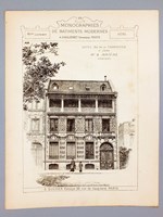 Monographies de Bâtiments Modernes - Hôtel rue de La Faisanderie à Paris, Mr. G. Brière Architecte