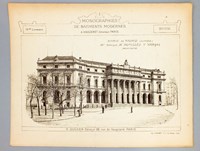 Monographies de Bâtiments Modernes - Bourse de Madrid (Espagne), Mr. Enrique M. repulles y Vargas Architecte