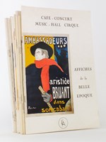 (Lot de 27 catalogues de ventes aux enchères d'affiches, de 1978 à 1991) Affiches de la Belle Époque (Drouot Rive Gauche, 17 mai 1978) ; Le chat noir - Aristide Bruant - Les journaux humoristiques - Montmartre (Drouot Rive Gauche, 29