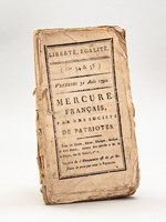 Mercure Français. Numéros 34 & 35 du Vendredi 31 Août 1792 [Avec : ] Journal historique et Politique