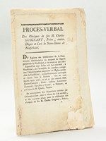 Procès-Verbal des Obsèques de feu M. Charles Guignant, Prêtre, ancien Doyen et Curé de Notre-Dame de Neufchatel [ 1808 - Neufchâtel-en-Bray, Seine-Inférieure ] [ Contient aussi : ] Discours prononcé par M. Le