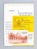 Brochure de l'Exposition philatélique Premier Jour du Timbre Poste de Jarnac, 8 et 9 Octobre 1983 [ Avec : ] Document philatélique officiel timbre Jarnac [Avec :] Carte et enveloppe premier jour [ On joint : ] Histoire de Jarnac. Ecole Ferdi