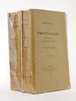 Les Provinciales ( 2 tomes, complet ) - Nouvelle édition d'après les manuscrits autographes, les copies authentiques et les éditions originales, par M. Prosper Faugère