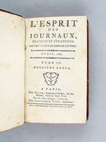 L'Esprit des Journaux, françois et étrangers. Avril, 1783. Tome IV Douzième Année