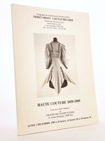 Haute-Couture 1859-1989, Vente aux enchères publiques au théâtre des Champs-Élysées [...] lundi 3 décembre 1990