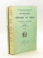 Recherches sur la Théorie du Prix (2 Tomes - Complet) I : Texte ; II ; Album