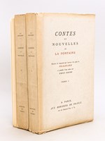 Contes et Nouvelles en Vers par M. de La Fontaine (2 Tomes - Complet) [ Exemplaire sur Hollande numéroté avec suite ]