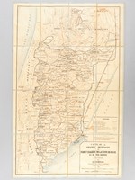 Carte de la Grande Montagne ou Forêt usagère de La Teste de Buch et des abords [ Edition originale ] Levée et dressée par E. Durègne, Vice Président de la Section du Sud-Ouest du Club Alpin Français