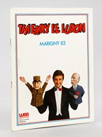 Thierry Le Luron Marigny 83 [ Programme dédicacé par Thierry le Luron ] 'De de Gaulle à Mitterrand'
