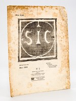SIC : Sons, idées, couleurs, formes [ S.I.C. ] N° 5 : Mai 1916 [ Edition originale ]