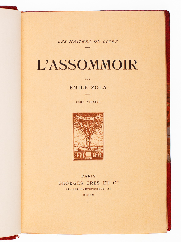 L'Assommoir (2 Tomes - Complet) Français Relié Tout Le Catalogue ...