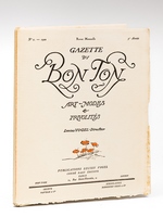 Gazette du Bon Ton. Art - Modes & Frivolités. Année 1922 - 5e Année - Numéro 1 - Revue Mensuelle