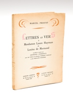 Lettres et Vers à Mesdames Laure Hayman et Louisa de Mornand