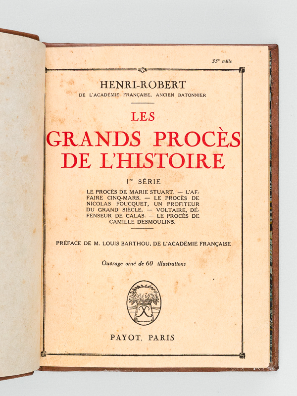 Les Grands Procès De L'Histoire (5 Tomes) 1ère Série : Le Procès De...