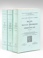 Recueil des travaux historiques de Ferdinand Lot (3 Tomes - Complet)