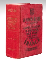 Annuaire des Marques et Appellations d'origine des Vins, Eaux-de-vue et Spiritueux de France 1943 - 1944