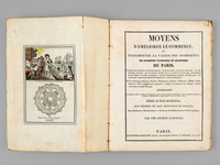 Moyens d'Améliorer le Commerce, et d'Augmenter la Valeur des Propriétés de plusieurs Faubourgs et Quartiers de Paris. Lesquels sont maintenant les moins pulents, les moins riches, les moins marchands, les plus mal bâtis, mais qu