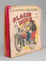 [ Lot de 6 albums en édition originale ] N° 1 : Placid et Muzo, 1947 ; N° 2 : Les Meilleures Histoires de Placid et Muzo ; N° 3 : Les Aventures de Placid et Muzo ; N° 5 : Les Aventures de Placid et Muzo ; [ N° 7 : ] Placid et Mu