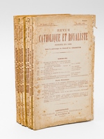 Revue Catholique et Royaliste , fondée en 1901 sous le patronage du Général de Charette - Année 1910 [ lot de 10 numéros ] du t. 1 n° 3 (20 mars 1910) au t. 2 n° 6 (20 décembre 1910)