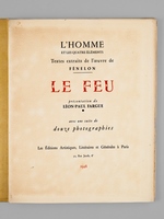 Le Feu , présentation de Léon-Paul Fargue [ L'Homme et les quatre éléments, Textes extraits de l'oeuvre de Fénelon ]