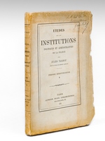 Etudes sur les Institutions politiques et administratives de la France - Période mérovingienne I [ exemplaire signé par l'auteur ]