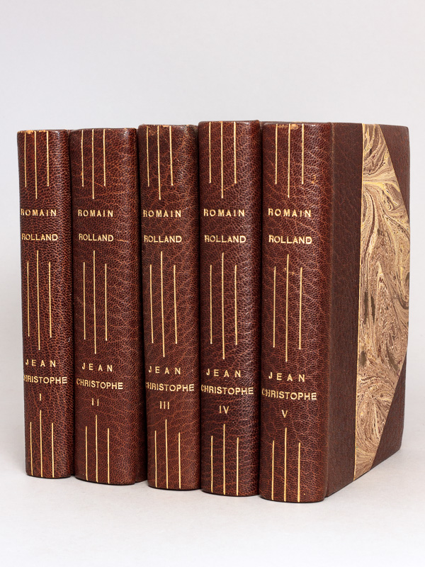 Rolland Romain Jean Christophe Edition Définitive 5 Volumes Complet Choix De Livres 5152